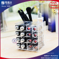 Clear Acrylic Cosmetic Display 16 Slots Lipsticks Stand Holder